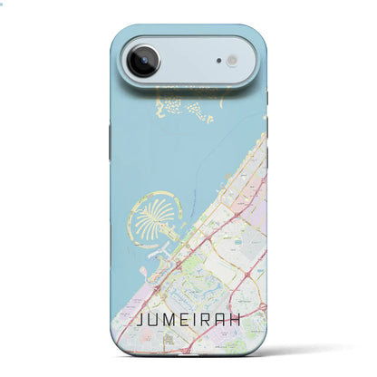 【ジュメイラ（アラブ首長国連邦）】地図柄iPhoneケース（バックカバータイプ）
