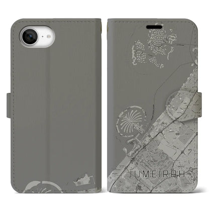 【ジュメイラ（アラブ首長国連邦）】地図柄iPhoneケース（手帳タイプ）