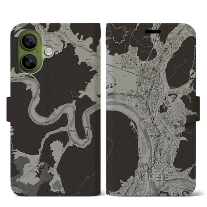 【可部（広島県）】地図柄iPhoneケース（手帳タイプ）