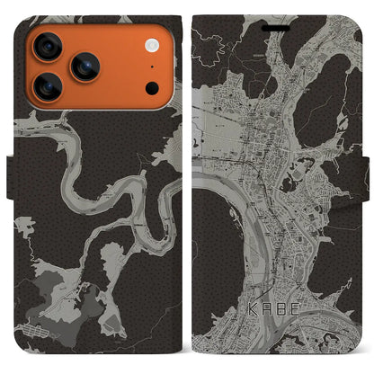 【可部（広島県）】地図柄iPhoneケース（手帳タイプ）