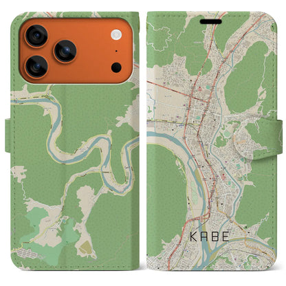 【可部（広島県）】地図柄iPhoneケース（手帳タイプ）