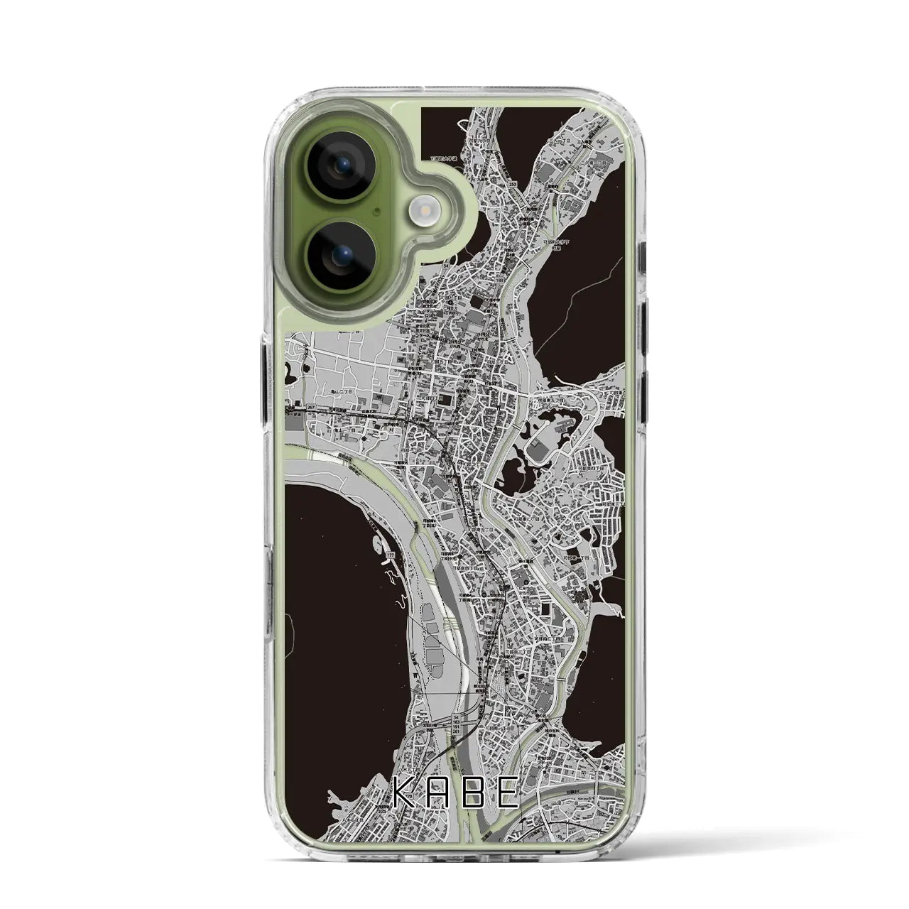 【可部（広島県）】地図柄iPhoneケース（MagSafeタイプ）