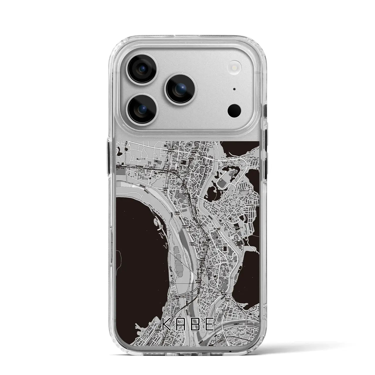 【可部（広島県）】地図柄iPhoneケース（MagSafeタイプ）