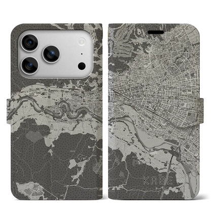 【河辺（東京都）】地図柄iPhoneケース（手帳タイプ）