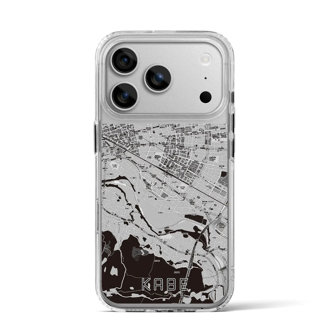 【河辺（東京都）】地図柄iPhoneケース（MagSafeタイプ）