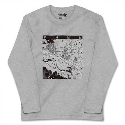 【河辺（東京都）】地図柄ロングスリーブTシャツ