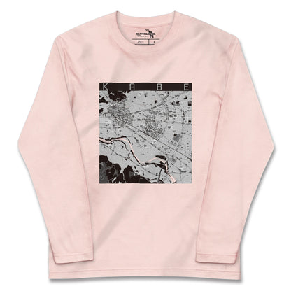 【河辺（東京都）】地図柄ロングスリーブTシャツ