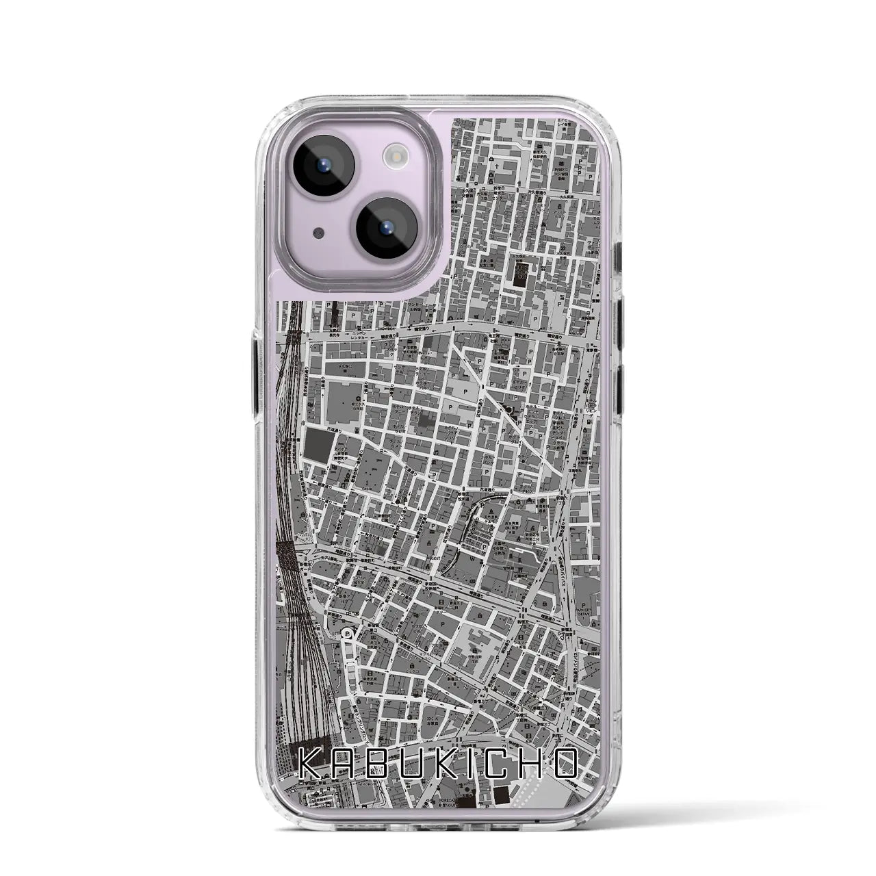 【歌舞伎町（東京都）】地図柄iPhoneケース（MagSafeタイプ）