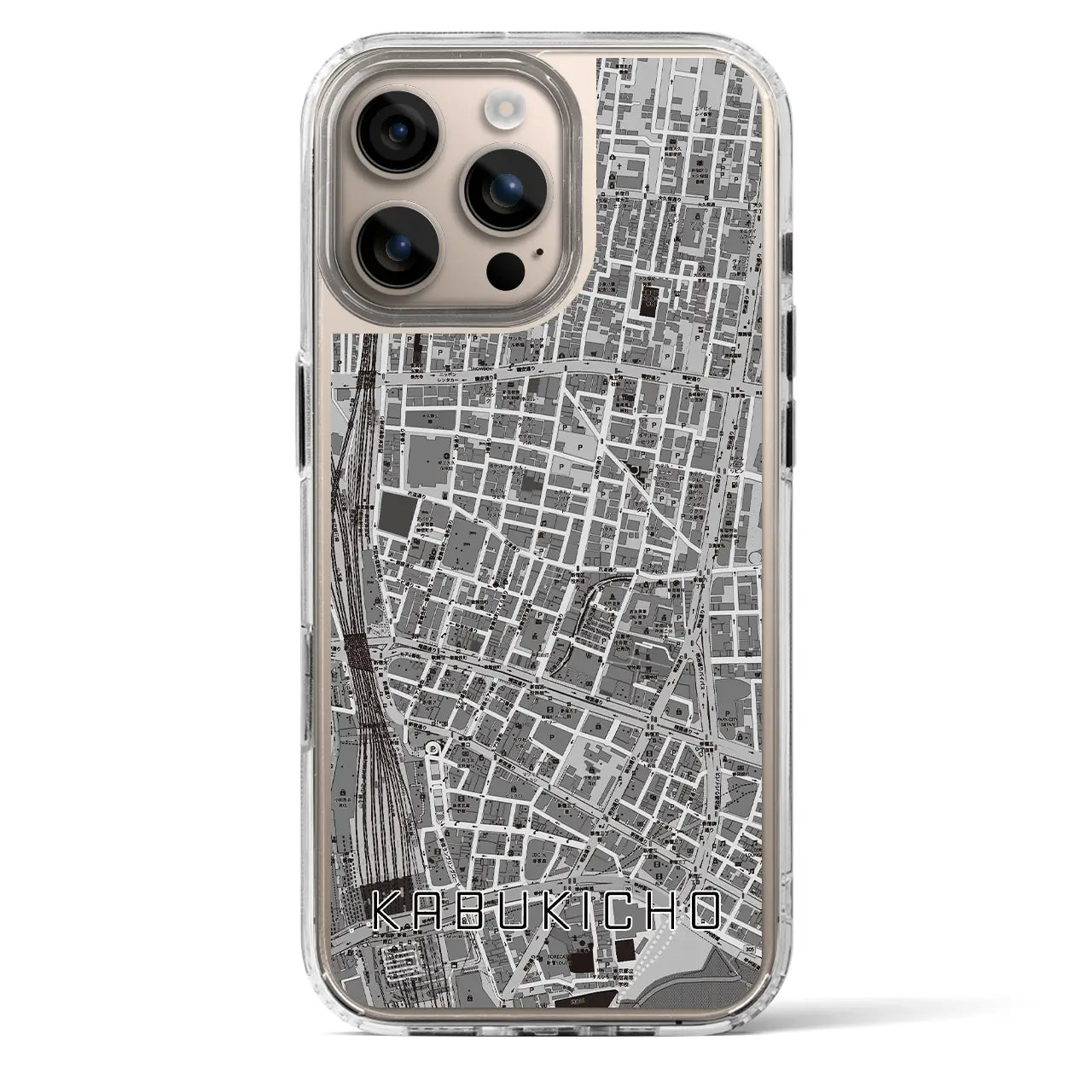 【歌舞伎町（東京都）】地図柄iPhoneケース（MagSafeタイプ）