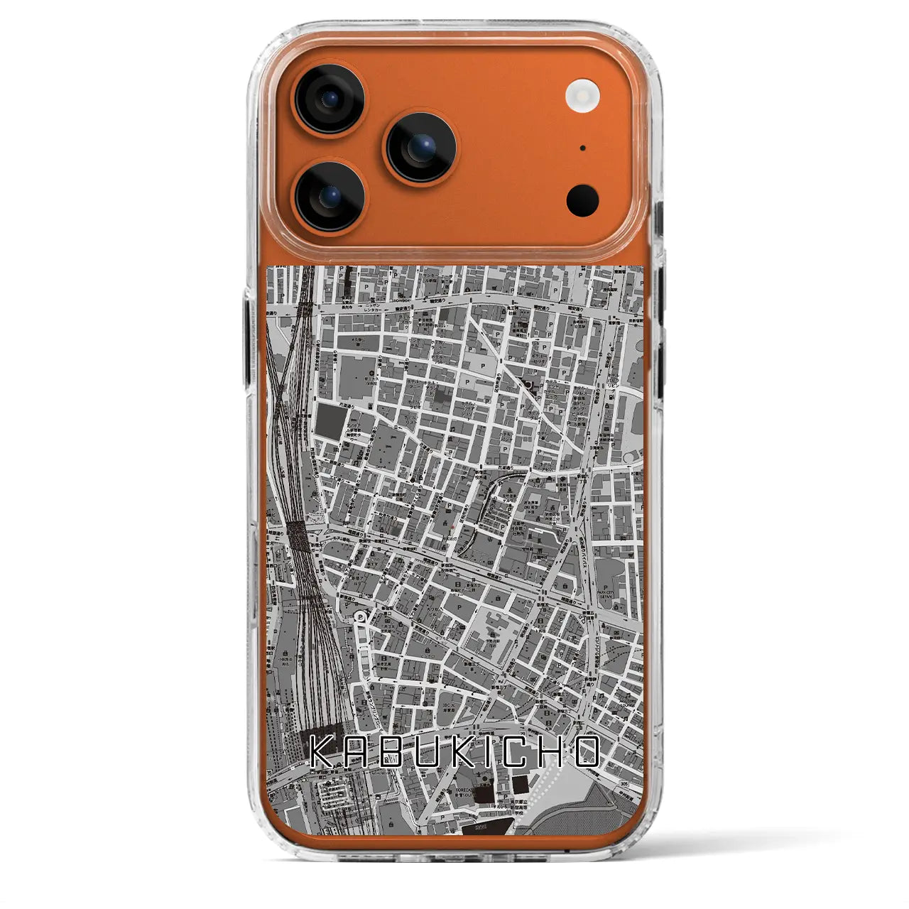 【歌舞伎町（東京都）】地図柄iPhoneケース（MagSafeタイプ）