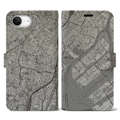 【勝どき（東京都）】地図柄iPhoneケース（手帳タイプ）