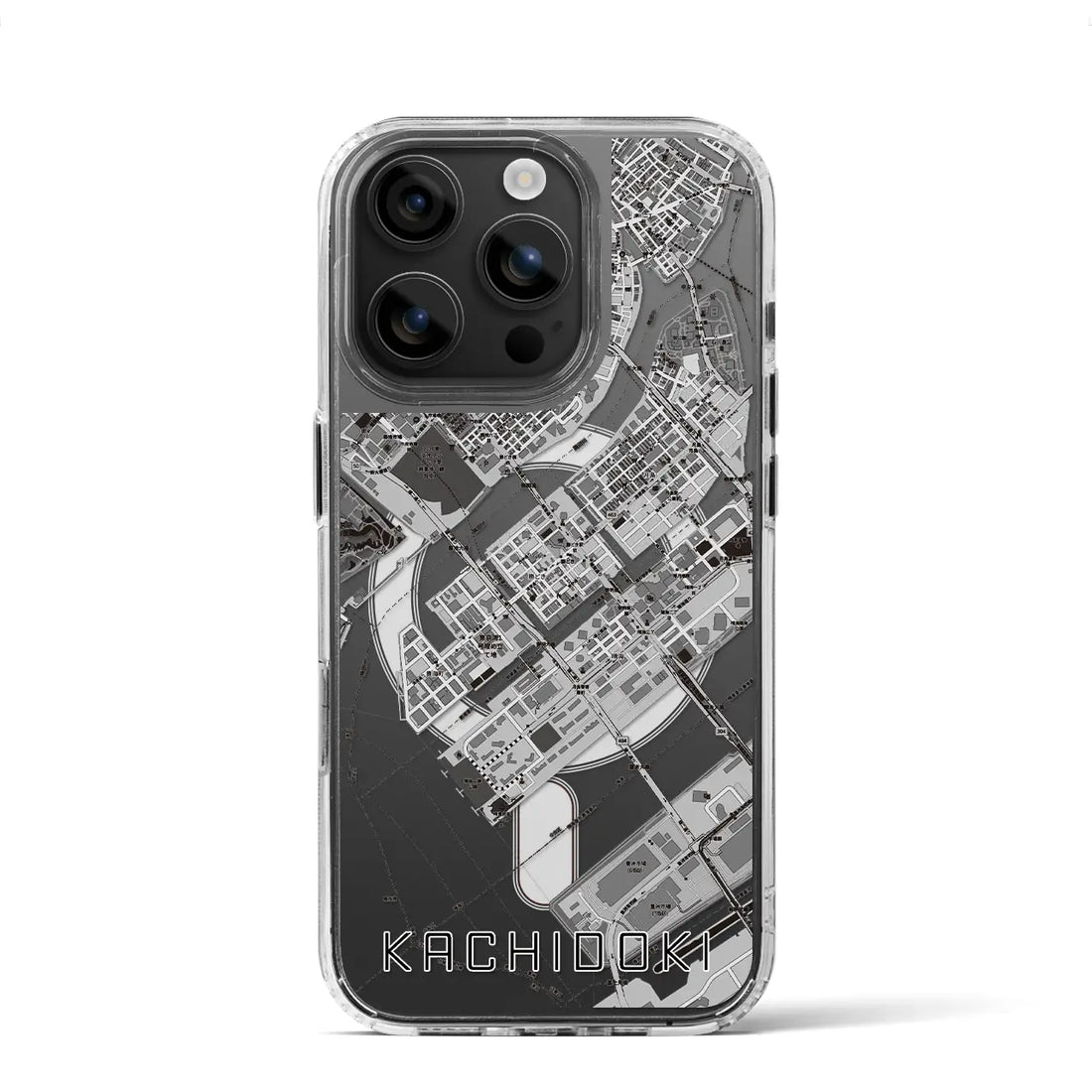 【勝どき(東京都)】地図柄iPhoneケース(MagSafeタイプ)