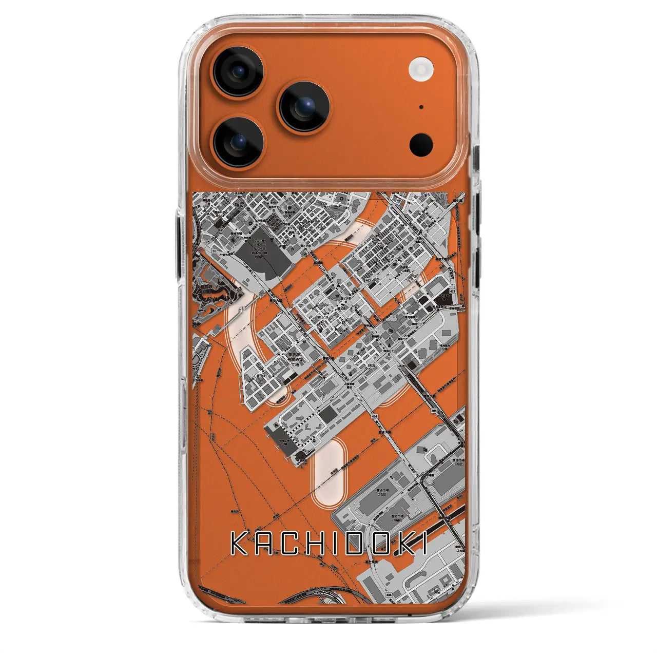 【勝どき（東京都）】地図柄iPhoneケース（MagSafeタイプ）