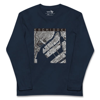 【勝どき（東京都）】地図柄ロングスリーブTシャツ