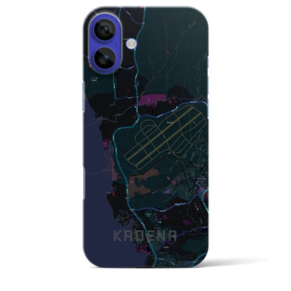 【嘉手納（沖縄県）】地図柄iPhoneケース（バックカバータイプ）