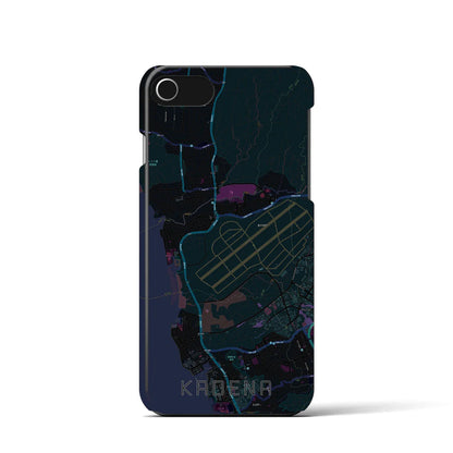【嘉手納（沖縄県）】地図柄iPhoneケース（バックカバータイプ）