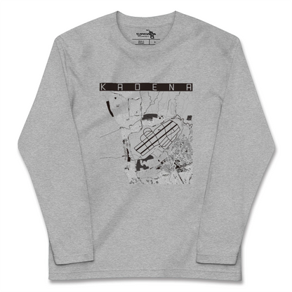 【嘉手納（沖縄県）】地図柄ロングスリーブTシャツ