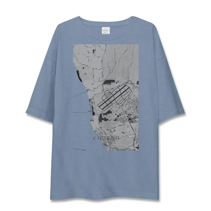 【嘉手納（沖縄県）】地図柄ビッグシルエットTシャツ