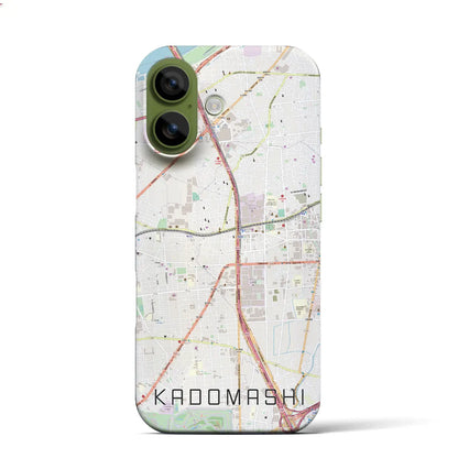 【門真市（大阪府）】地図柄iPhoneケース（バックカバータイプ）