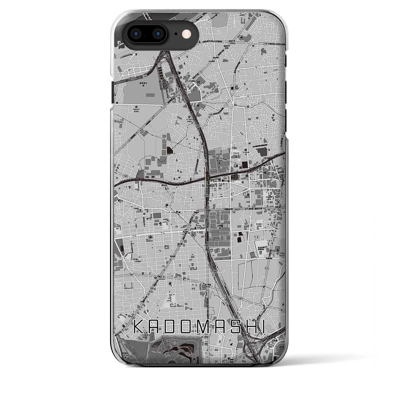 【門真市（大阪府）】地図柄iPhoneケース（クリアタイプ）