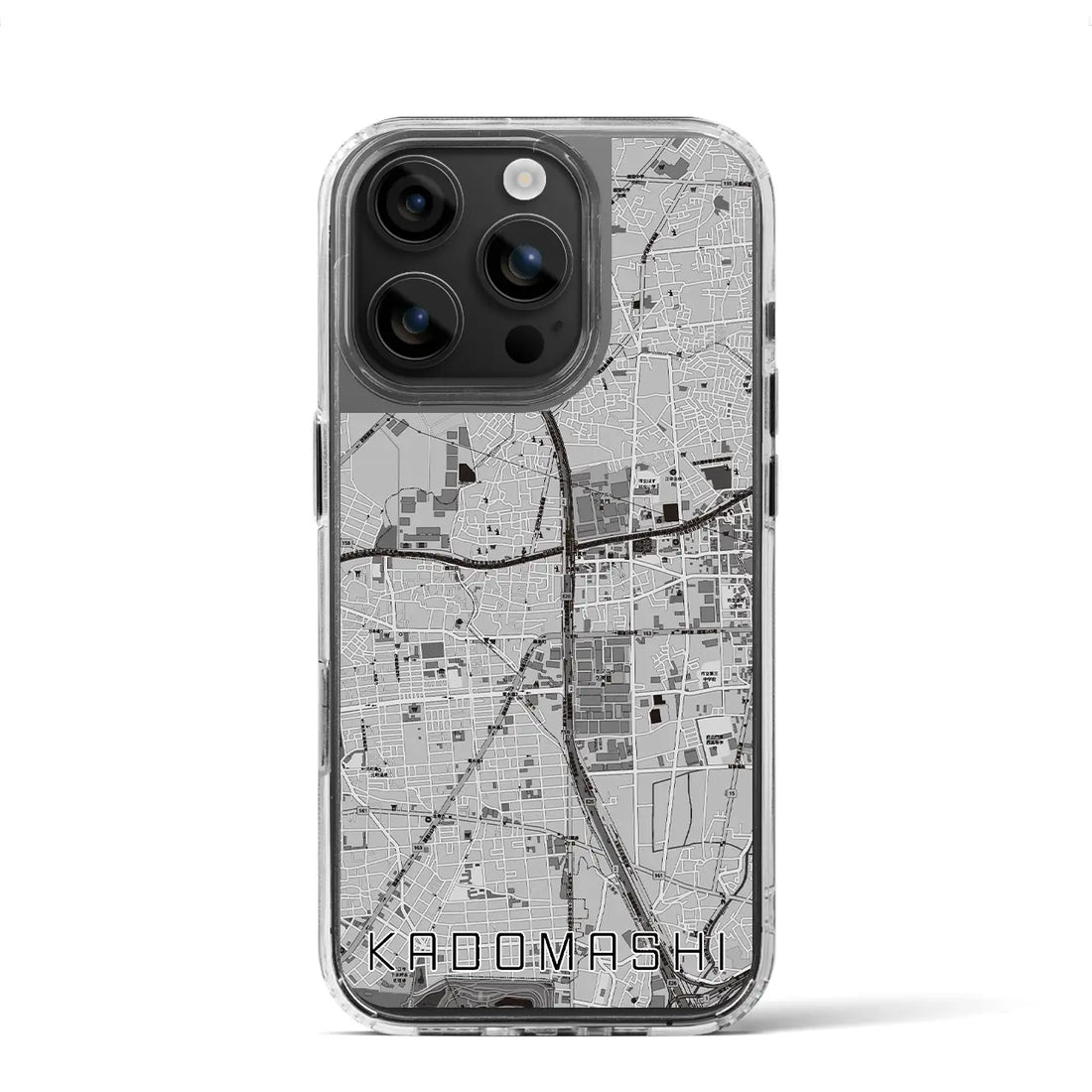 【門真市（大阪府）】地図柄iPhoneケース（MagSafeタイプ）
