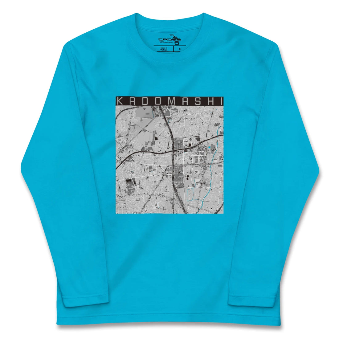 【門真市(大阪府)】地図柄ロングスリーブTシャツ