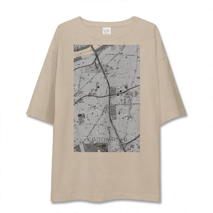 【門真市（大阪府）】地図柄ビッグシルエットTシャツ