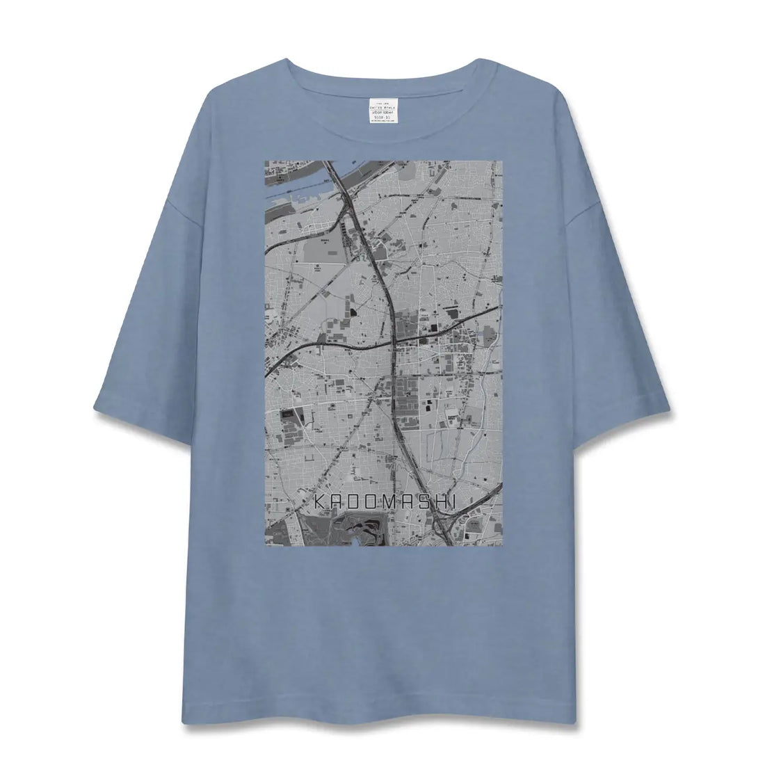 【門真市（大阪府）】地図柄ビッグシルエットTシャツ