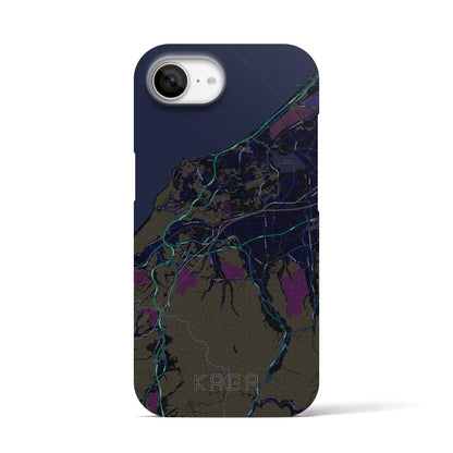 【加賀（石川県）】地図柄iPhoneケース（バックカバータイプ）