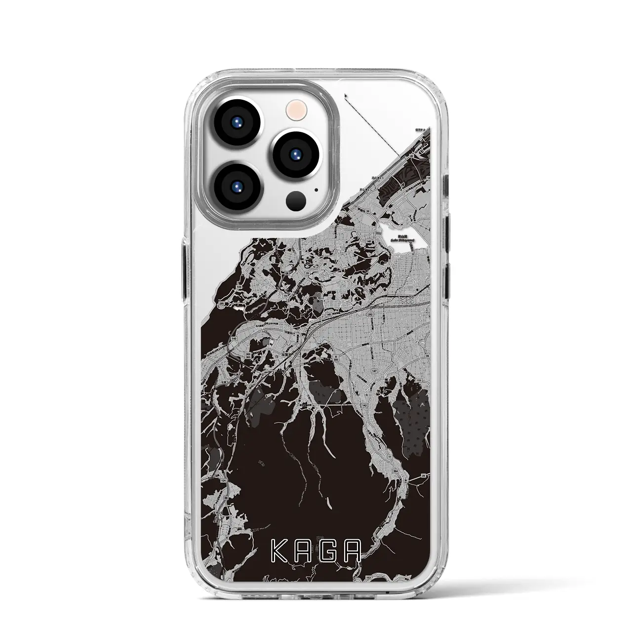 【加賀（石川県）】地図柄iPhoneケース（MagSafeタイプ）