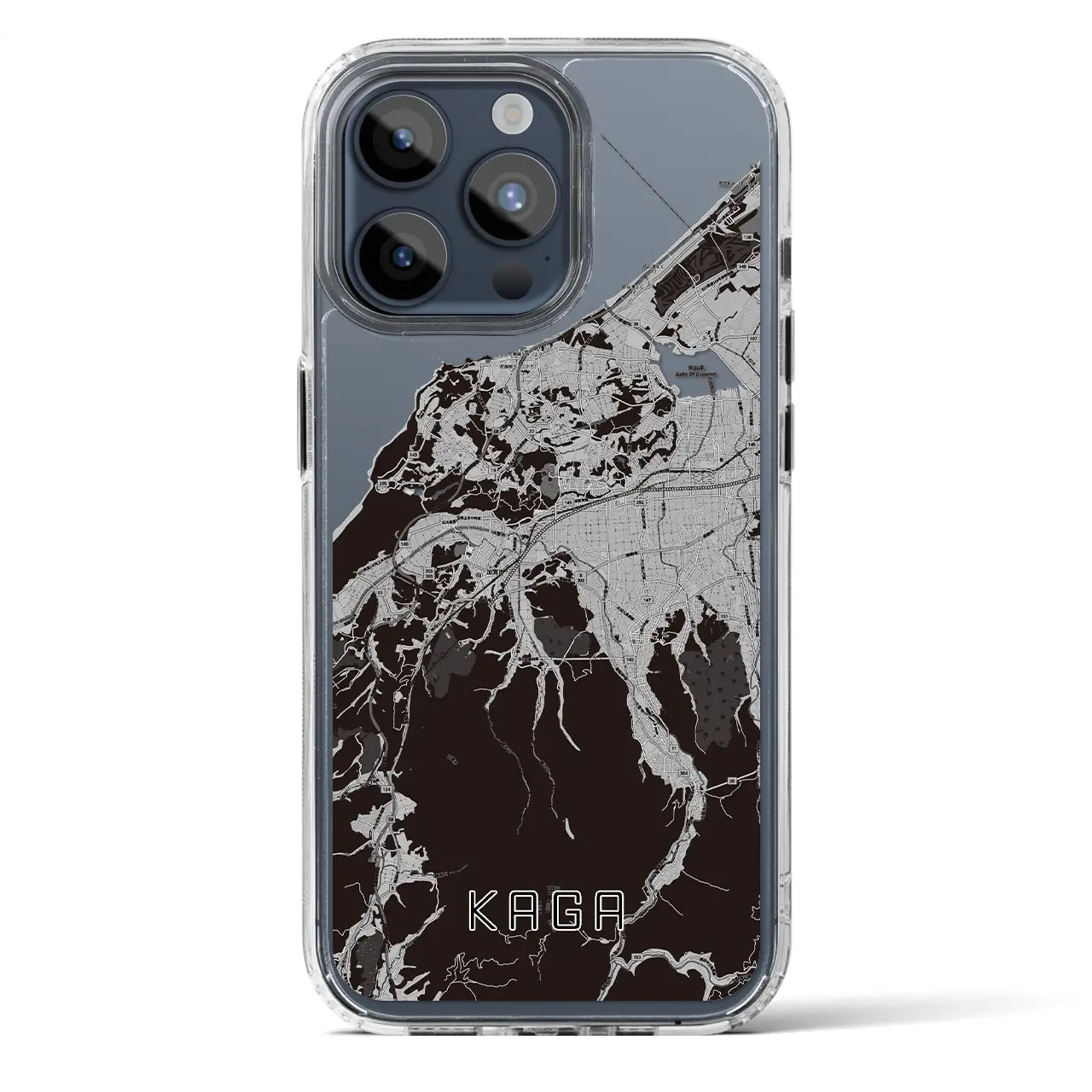 【加賀（石川県）】地図柄iPhoneケース（MagSafeタイプ）