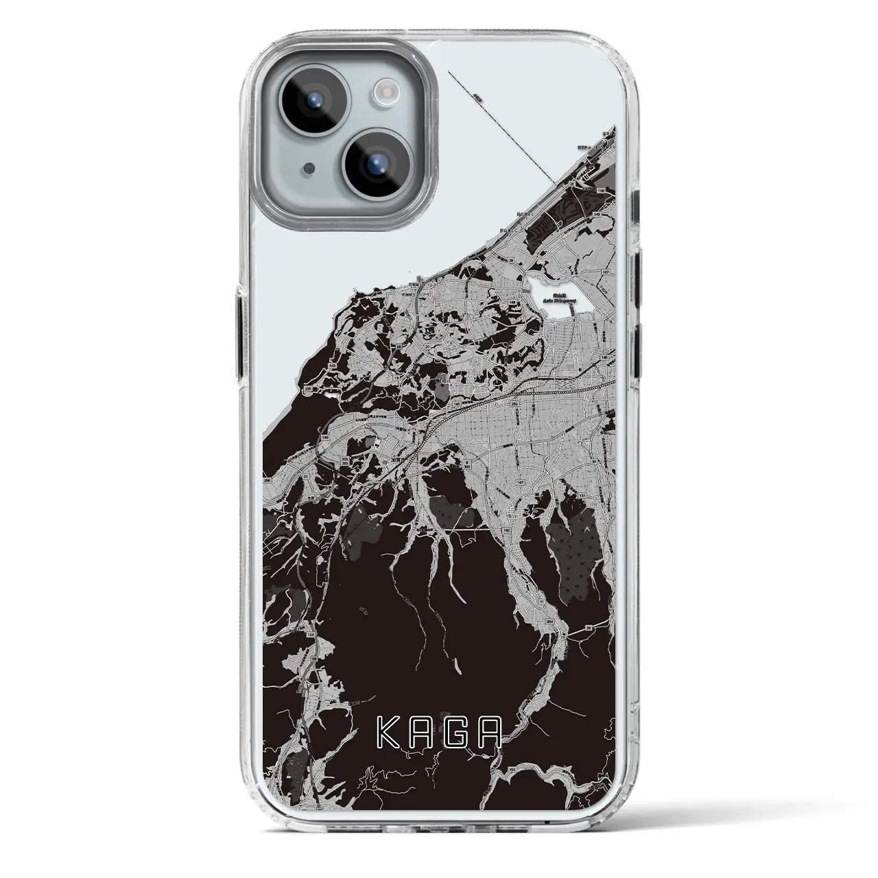 【加賀（石川県）】地図柄iPhoneケース（MagSafeタイプ）
