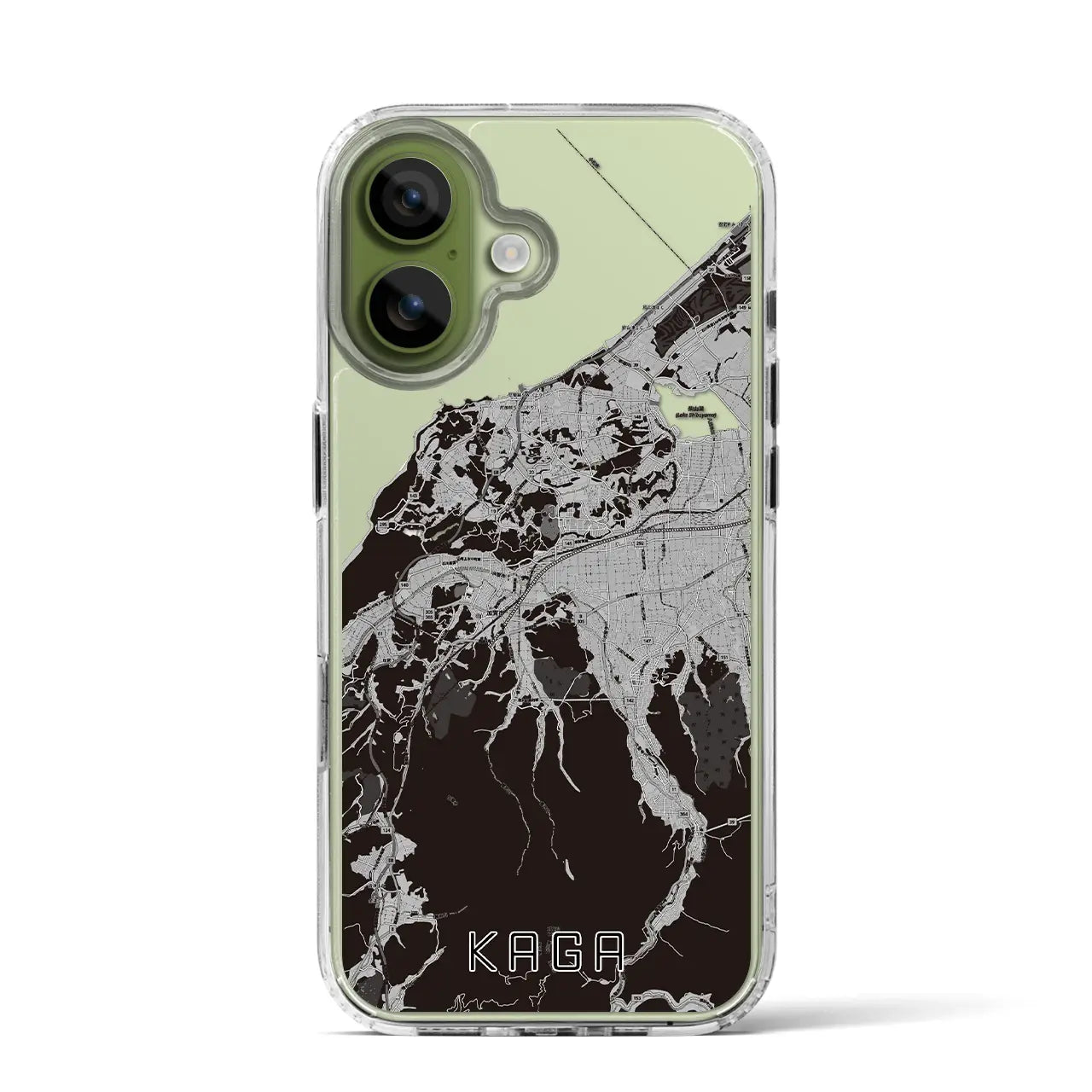 【加賀（石川県）】地図柄iPhoneケース（MagSafeタイプ）