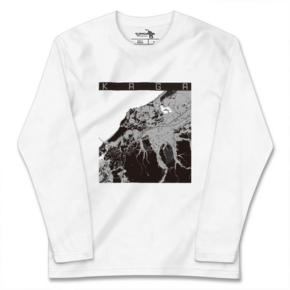 【加賀（石川県）】地図柄ロングスリーブTシャツ