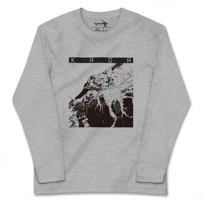【加賀（石川県）】地図柄ロングスリーブTシャツ