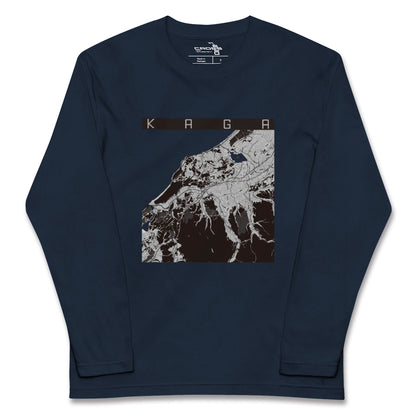 【加賀（石川県）】地図柄ロングスリーブTシャツ