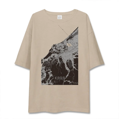 【加賀（石川県）】地図柄ビッグシルエットTシャツ