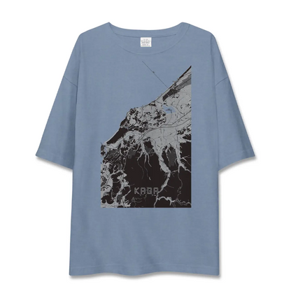【加賀（石川県）】地図柄ビッグシルエットTシャツ