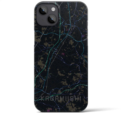 【鏡石（福島県）】地図柄iPhoneケース（バックカバータイプ）