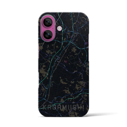 【鏡石（福島県）】地図柄iPhoneケース（バックカバータイプ）