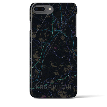 【鏡石（福島県）】地図柄iPhoneケース（バックカバータイプ）