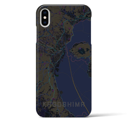 【鹿児島2（鹿児島県）】地図柄iPhoneケース（バックカバータイプ）