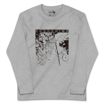 【鹿児島（鹿児島県）】地図柄ロングスリーブTシャツ