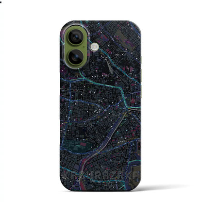 【神楽坂（東京都）】地図柄iPhoneケース（バックカバータイプ）