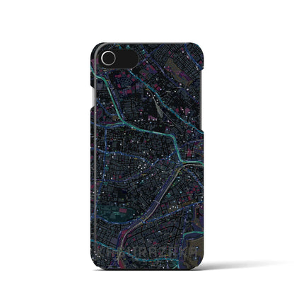 【神楽坂（東京都）】地図柄iPhoneケース（バックカバータイプ）