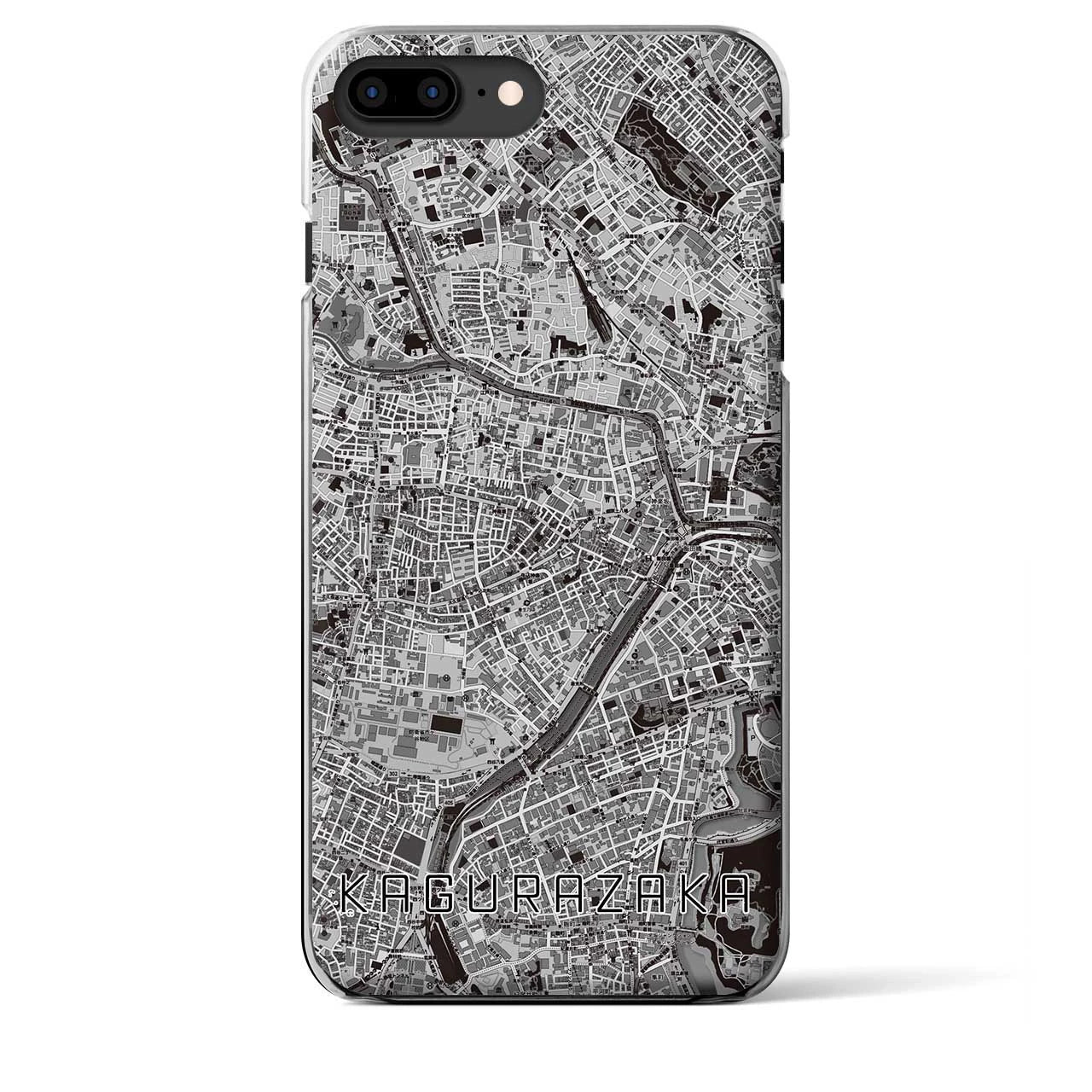 【神楽坂（東京都）】地図柄iPhoneケース（クリアタイプ）
