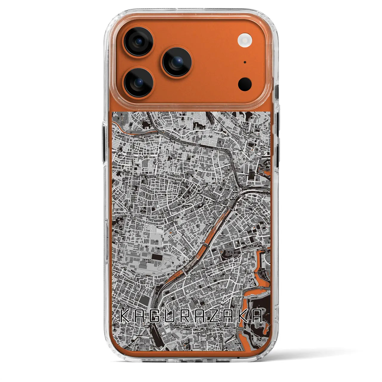 【神楽坂（東京都）】地図柄iPhoneケース（MagSafeタイプ）