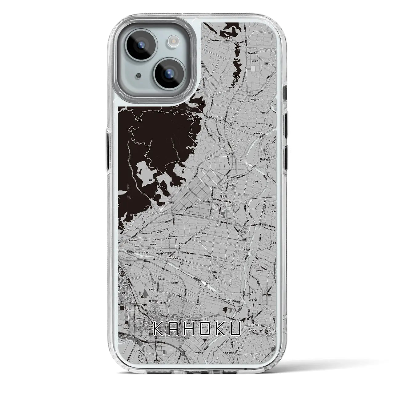 【河北（山形県）】地図柄iPhoneケース（MagSafeタイプ）