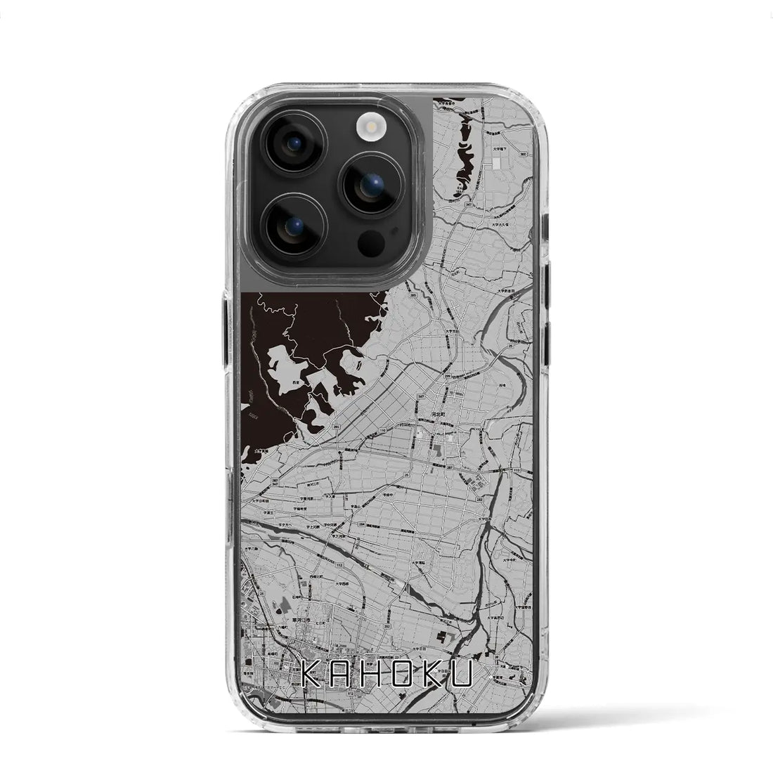 【河北（山形県）】地図柄iPhoneケース（MagSafeタイプ）