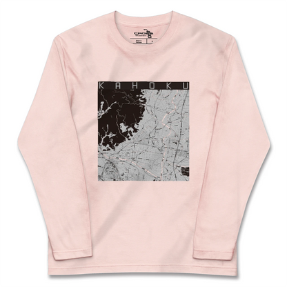 【河北（山形県）】地図柄ロングスリーブTシャツ